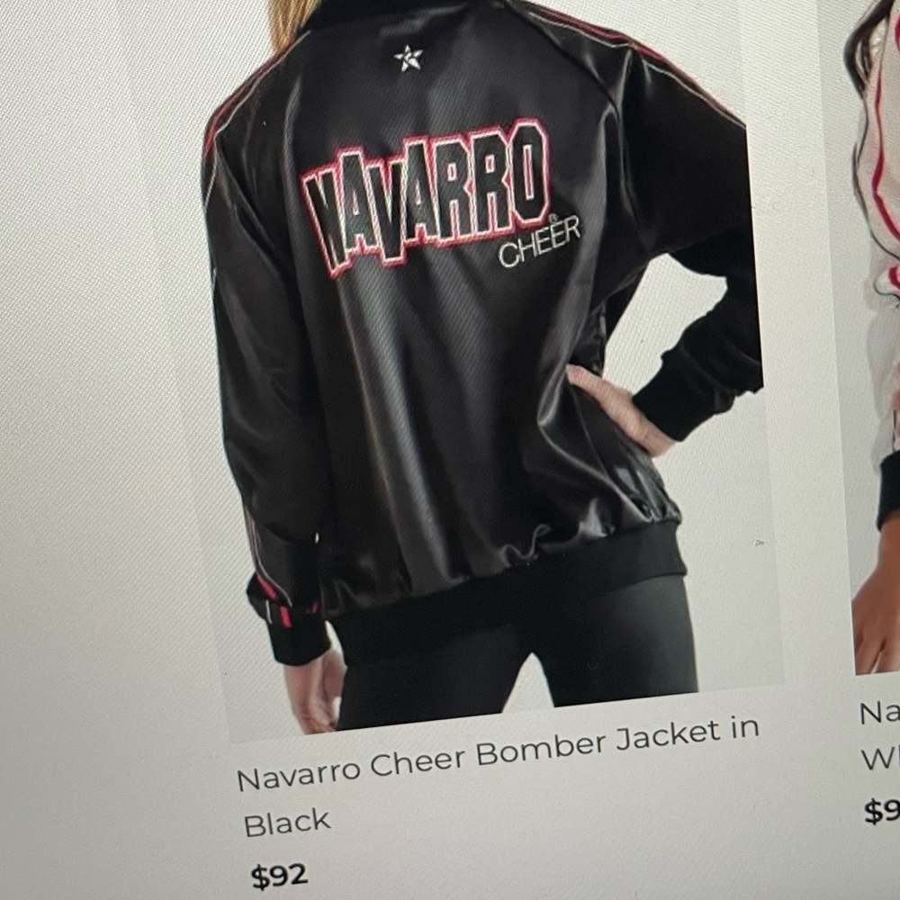Rebel Navarro silk bomber jacket